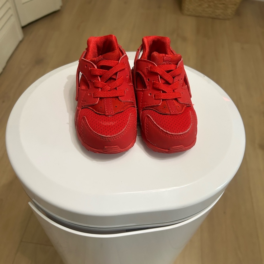 Kids All-Red Athletic Sneakers